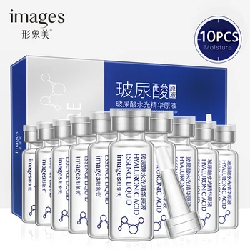 

10pcs/lot Moisturizing Vitamins Hyaluronic Acid Serum Facial Skin Care Anti Wrinkle Anti Aging Collagen Essence Liquid