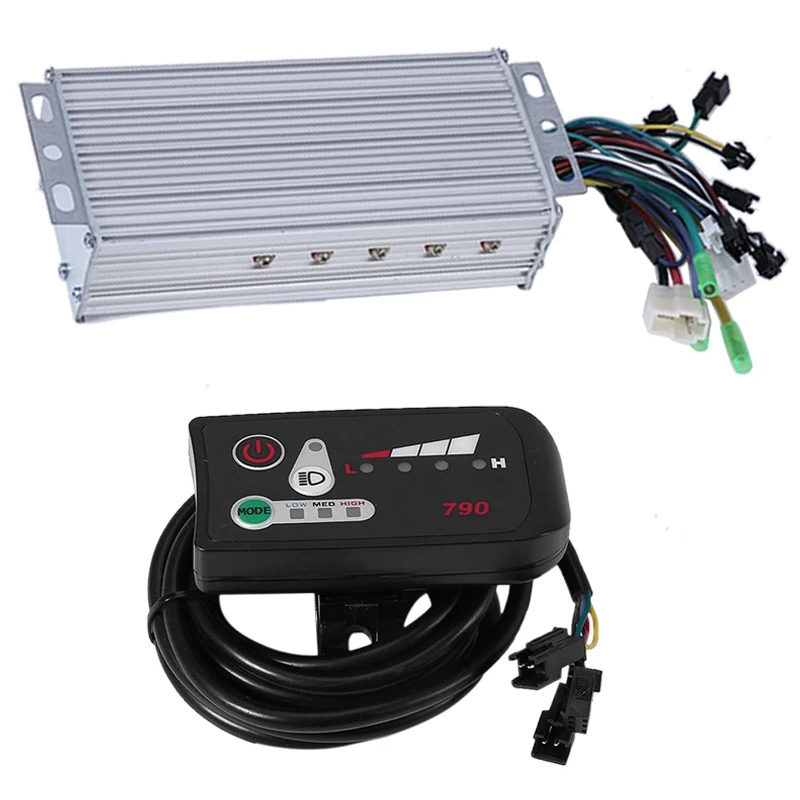

Electric Bicycle Brushless 15 MOSFET Controller with 790 Display Panel Ebike Accessories