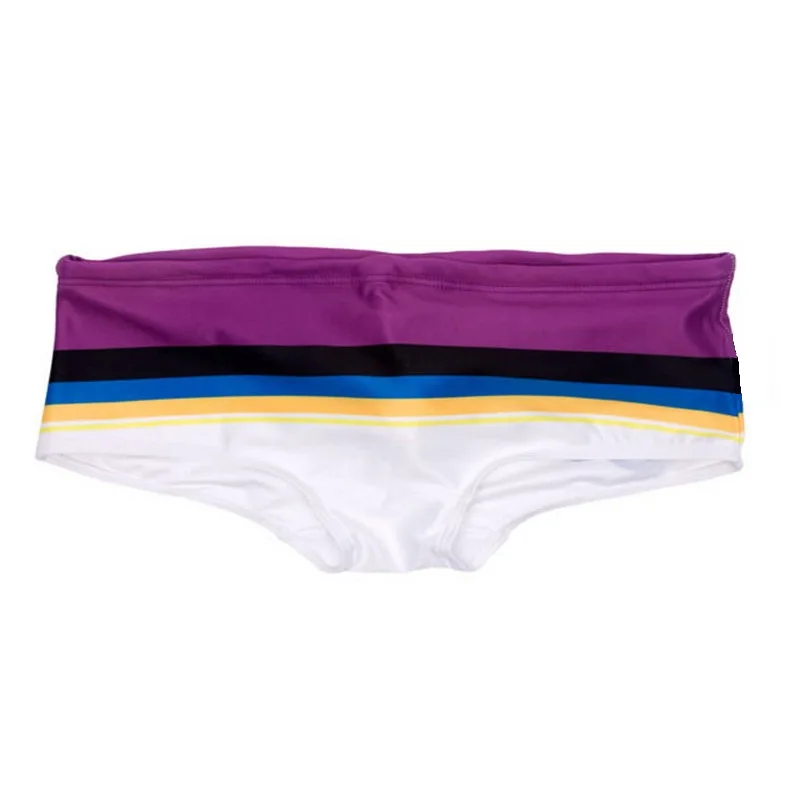 01 Purple Black Blue Мужские плавки, трусы, мужские плавки, Шорты для плавания, шорты для серфинга, пляжные шорты, одежда для плавания, цветные, мягкие, летние, для плавания, XX-448 - Цвет: 01 Purple Black Blue