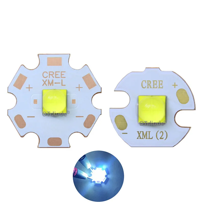 Newset 3V Cree XHP50.2 1A Cold White 6500-7000K 2nd generation LED Bead Diode Lamp 3V Version 6A with 20mm 16mm DTP Copper MCPCB