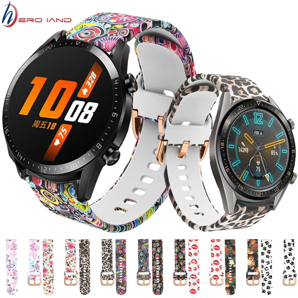 

huawei watch gt 2 strap for samsung gear s3 frontier galaxy watch 46mm 42mm bracelet belt watch band correa huawei watch gt 2e