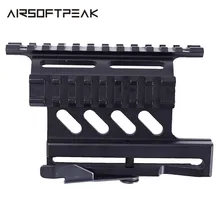 Тактический маленький Weaver AK Serie 20 мм Боковое крепление Rail Quick QD отсоединить двухсторонний AK охотничий прицел оптический прибор для страйкбола RL2-0041