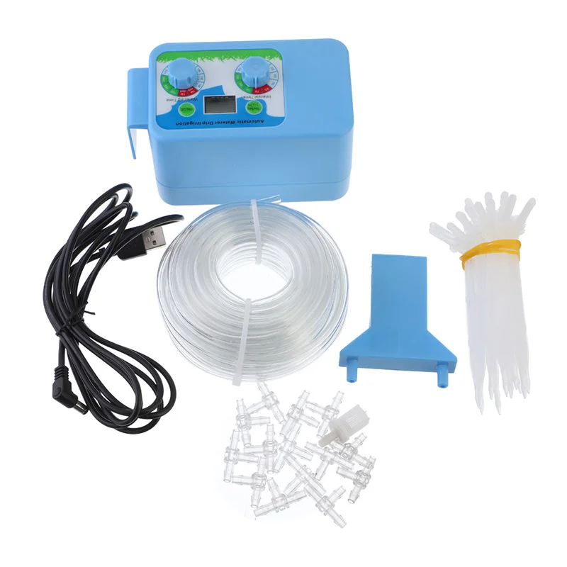 

Water Pump Drip Irrigation Time Outdoor Flowers Plant Watering Timer Controller Automatic Garden Irrigation System For Garden