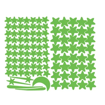 

Night Light Wall Stickers Glow Stickers 103 Stars+Meteors for Kids Room living room Wall Decal Luminous on Wall New Qgnv