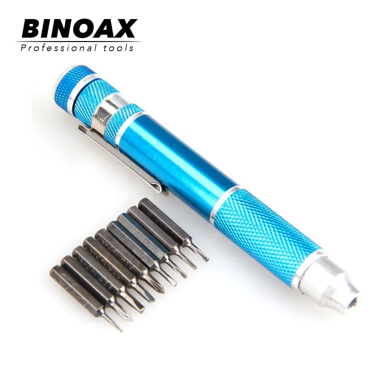 8PC Tool Set Mini Screwdriver for PC Glasses Cell Phone Repair Set Drill Bit Set