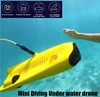 2021 Upgrade Portable Robot Underwater Diving Underwater Drone With Movable 4K Camera 64G 100M / 50M Depth Underwater Submarine 6