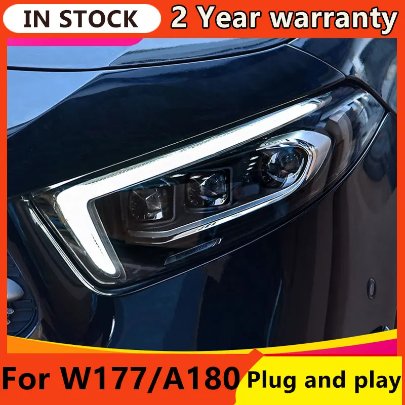 

Автомобильные фары Benz W177 A180 s 2019-2020 DRL дневные ходовые огни светодиодсветодиодный Биксеноновая лампа Противотуманные фары s автомобильные аксессуары A200 A220 передняя фара