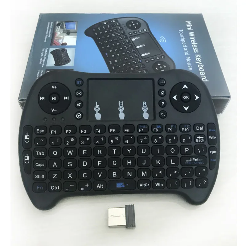 I8 Смарт Bluetooth мини Летающая белка сенсорная Игра Полная клавиатура ТВ-приставка компьютер пульт дистанционного управления смарт