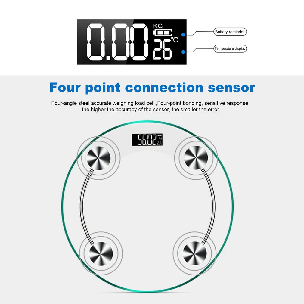 Электронные весы бытовые весы для ванной комнаты ЖК-дисплей закаленное стекло подсветка цифровой дисплей весы распродажа