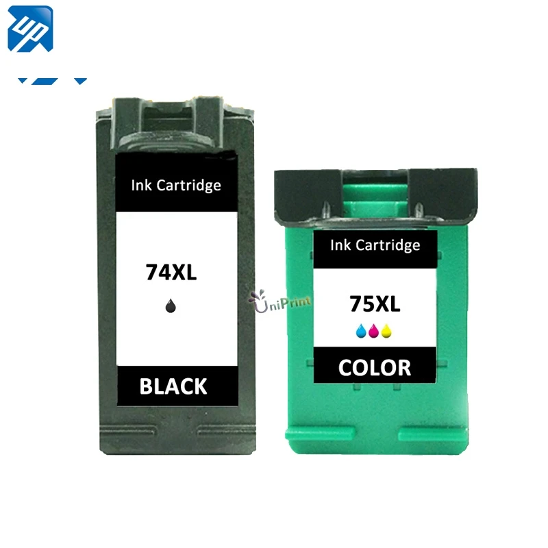 Картридж для принтера HP 74XL 75XL Officejet J6480 J5780 Deskjet D4260 Photosmart C4280 C5280 C4480|Чернильные