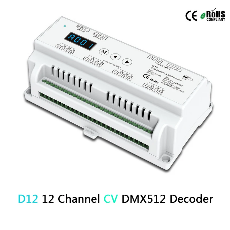 Оптовая продажа D12/D24/D4 XE/D4 L/D4/ DS/DS L/D4 P/D4 E постоянного Напряжение DMX512 и RDM декодер