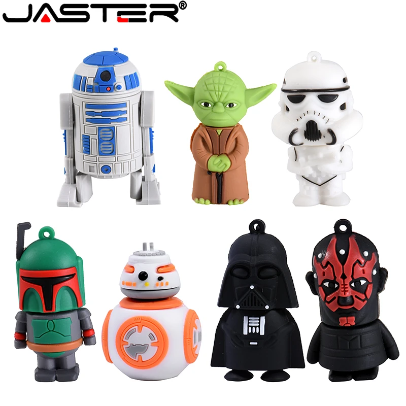 Флешка JASTER star Yoda Darth Vader 4 ГБ 8 16 32 64 Usb 2 0 USB флеш накопитель|USB флэш-накопители| |