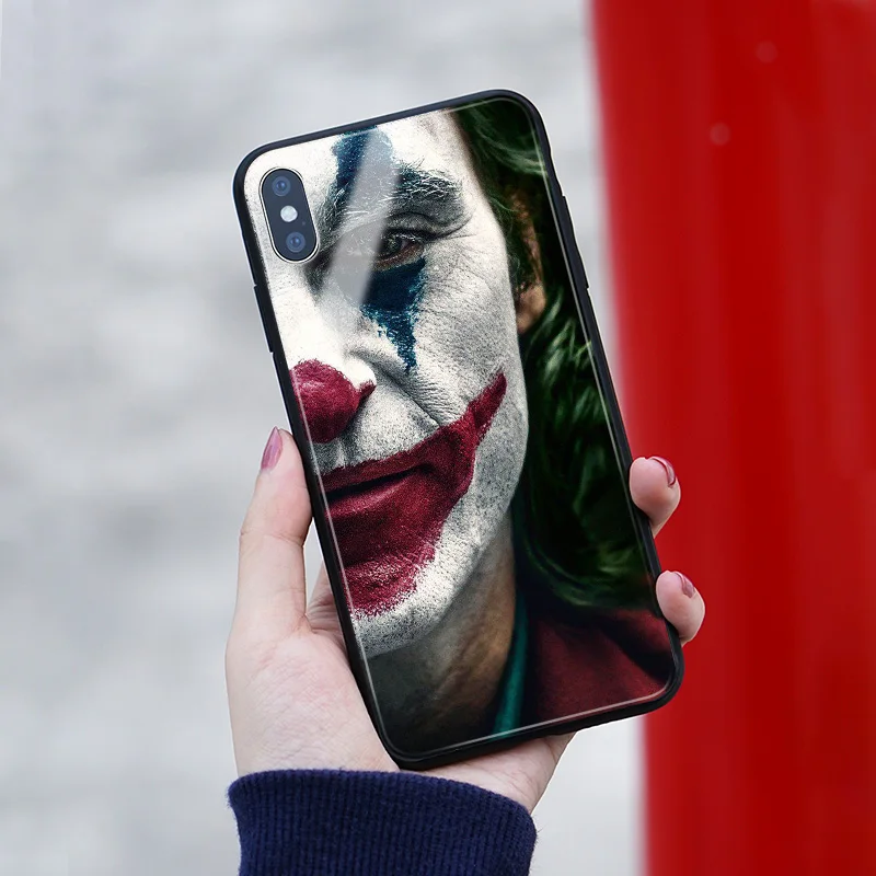 Joker Joaquin Phoenix мягкий силиконовый стеклянный чехол для телефона, чехол для apple iPhone 6 6S 7 8 Plus X Xr Xs 11 PRO Max