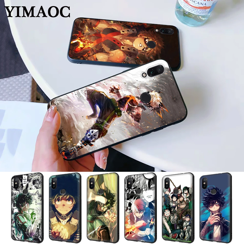 

My Hero Academia Anime Custom Silicone Case for Redmi Note 4X 5 Pro 6 5A Prime 7 8 Pro