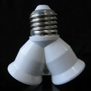 

E27 converter E27 lamp holder, a screw lengthened two E27 double conversion E27-E27 lamp