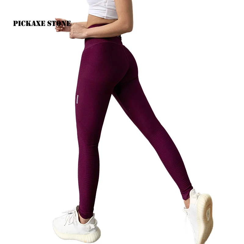 PS Эластичные Обтягивающие Леггинсы для бега женские тренировочные брюки спортивные беговые лосины для фитнеса Тонкие штаны для пробежки быстросохнущие спортивные брюки Femme