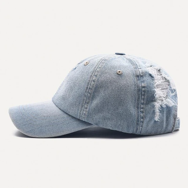 First Base Dark Denim Baseball Hat