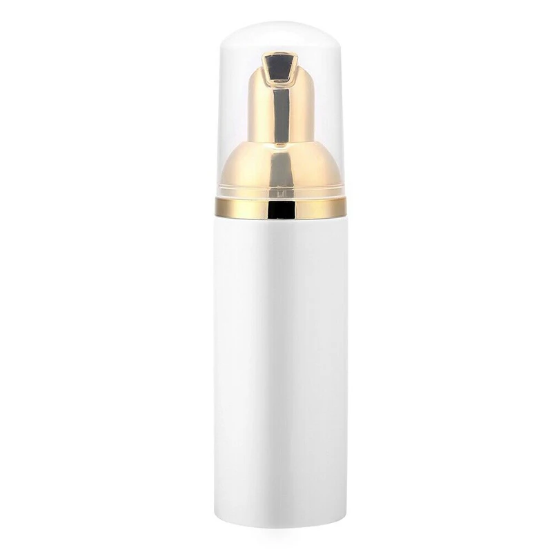 Eyelash Foam Cleanser Eyelashes Shampoo Mild Makeup Cleaning Glue Eye Lash Cleaning Foam Gold Pump Head Makeup Remover 60ml