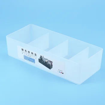 

1PC Eyelash Grafting Receptacle Eyelash Tool Storage Box Case Container Holder Compartment Tool (White)