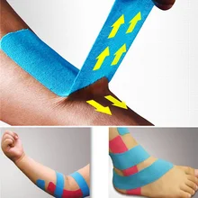 Сильная клейкая спортивная лента, кинезиологическая эластичная спортивная лента для ухода за болью, самоклеющаяся повязка, поддержка травм