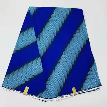 

Wholesale Price Blue Design African Ankara Batik Wax Fabric For Clothing WF31 (6Yards/lot)