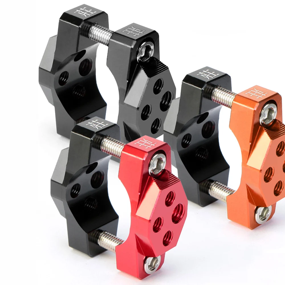 

Universal Motorcycle Accessories Handlebar Risers Fat Bar Mount Clamps Adaptor 32mm 42mm 54mm Spot Lights Bracket For Racing And