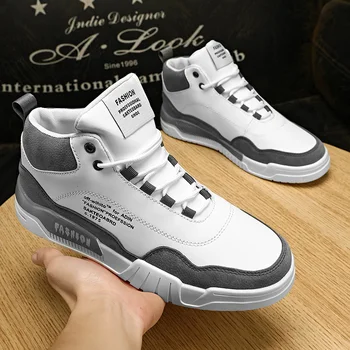 

Brand high-quality men's plus velvet casual shoes fashion breathable sports shoes hiking shoes men's outdoor shoes Masculino new