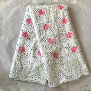 

Swiss voile lace in switzerland high quality 2019 latest dubai fabric african brocade fabric for wedding 5+2yards/lot! WX10850