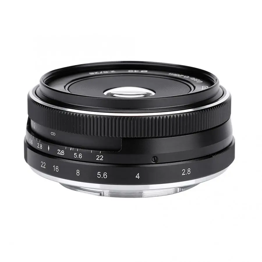 

Lente para celular MEIKE 28mm F2.8 APS-C Manual Fixed Focus Lens for Fuji X Mount Mirrorless Cameras lentille