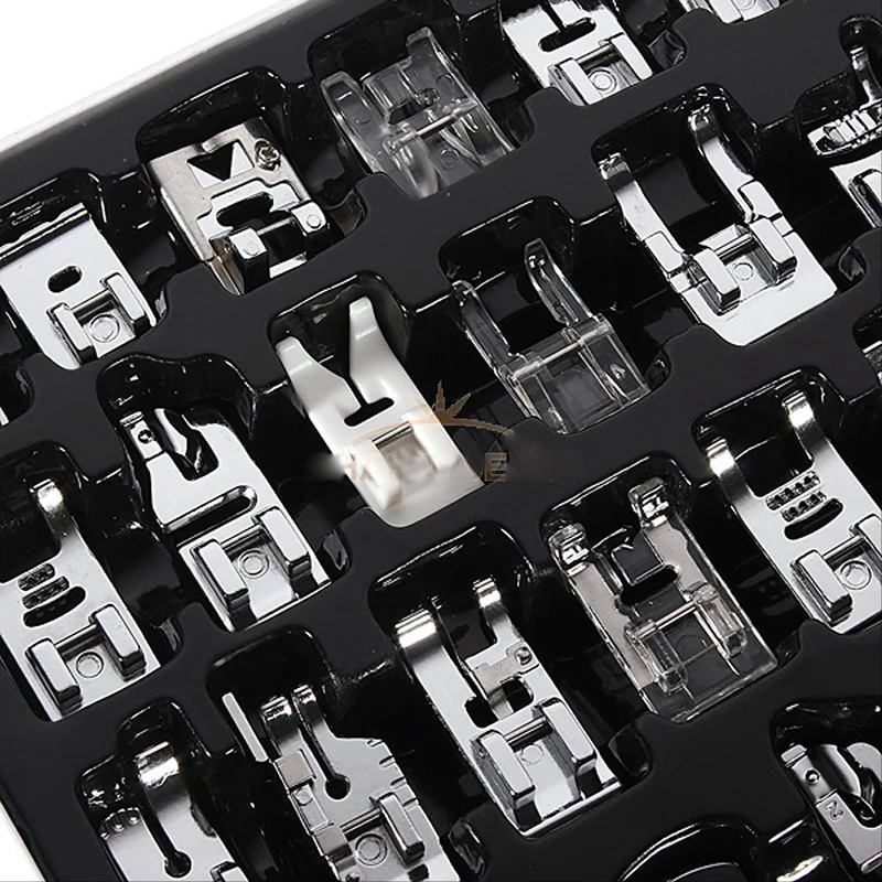 Home& Living Presser Feet Sewing Machine 32PCS Singer Janome Foot Kit Domestic for Brother Tailor Useful Part