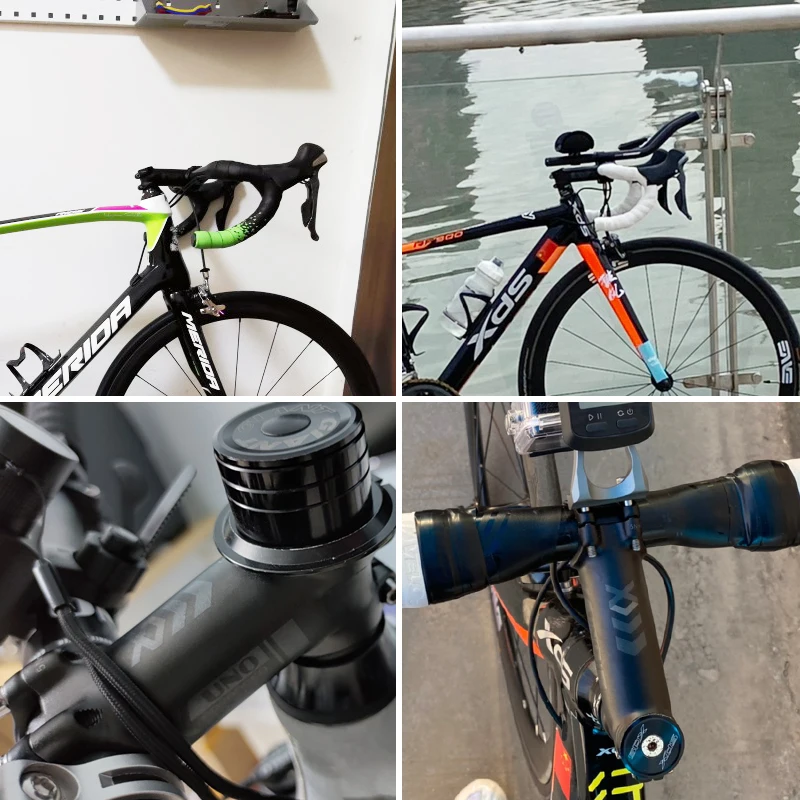 Potence Vélo Carbone – ±6/17° – Aluminium – 60 à 120 Mm – VTT/Route