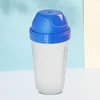 Creative Milkshake Protein Powder Mixing Bottle Transparent Shaker Bottle Practical Water Bottle Shake Cup About 300ml Drinkware