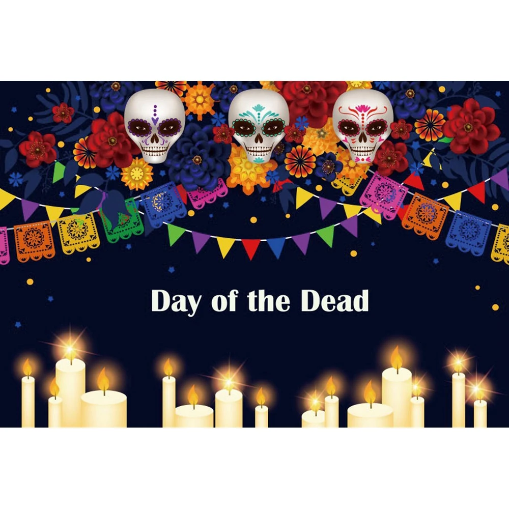 Yeele Mexican Day Of The Dead Backdrop к  ذ  Ƽ   ,  Ʃ