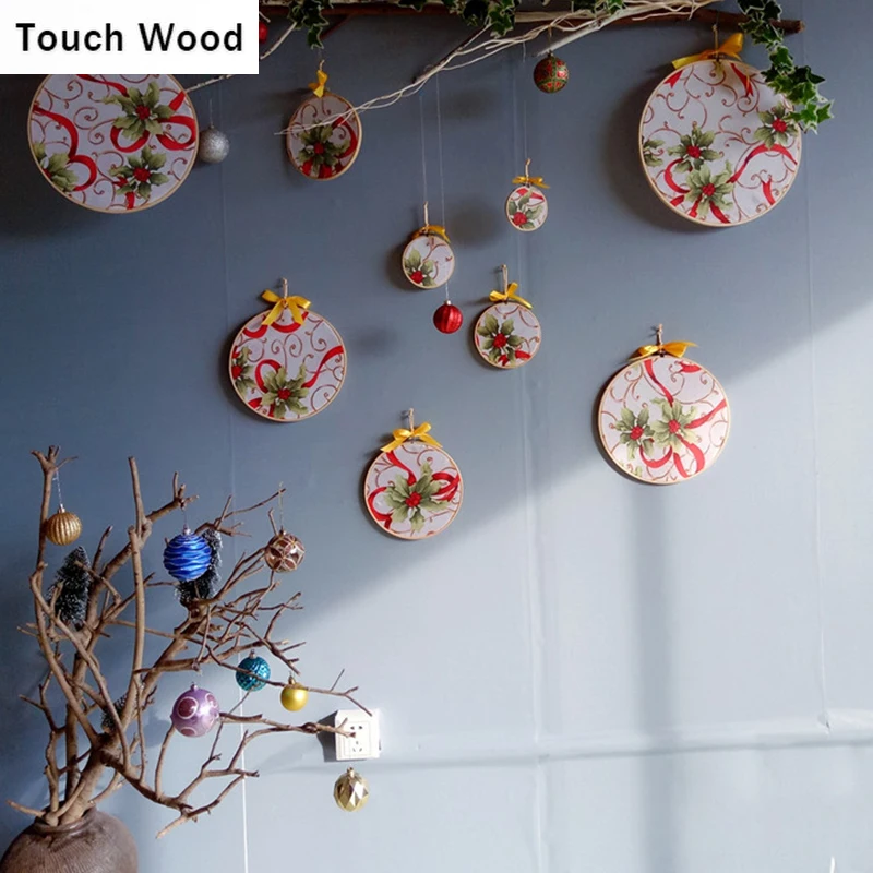 

Christmas Handmade Accessory Decoration Nature Bamboo Cases Jewelry Display Decor