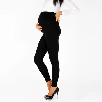 

Pregnant Women Long Pant Maternity Ladies Stretch Slim Leggings Casual Solid Color High Waist Pants Fashion Trousers 2019