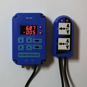 

Digital pH ORP Redox 2 in 1 Controller Monitor Output Power Relay Control Electrode Probe BNC for Aquarium Hydroponics Plants