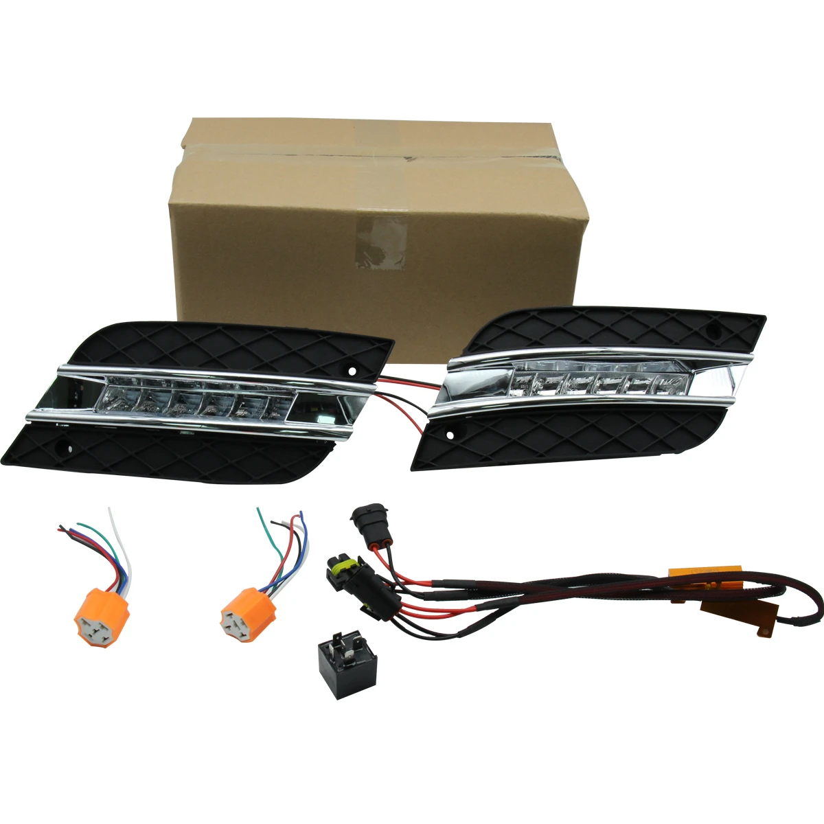 Светодиодный дневной светильник для Mercedes Benz ML350 W164 ML280 ML300 ML320 2010 2011