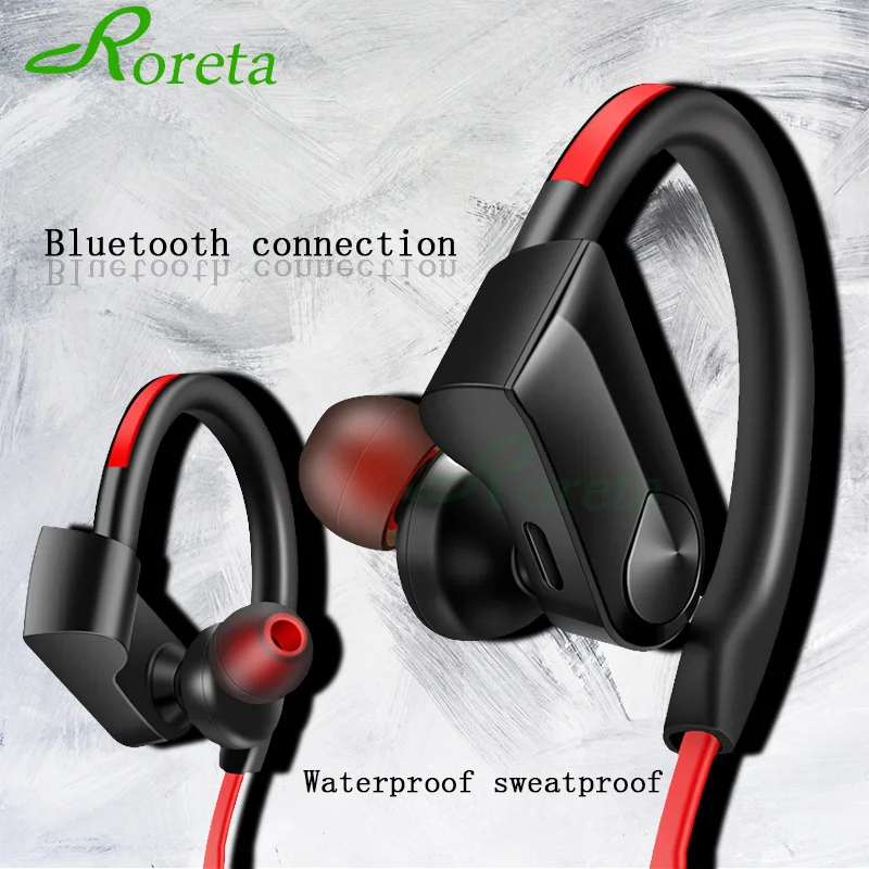 Беспроводные наушники Roreta K98, Bluetooth наушники для спорта и бега, Беспроводная стереогарнитура Bluetooth с микрофоном для Android и IOS|Наушники и гарнитуры| | АлиЭкспресс