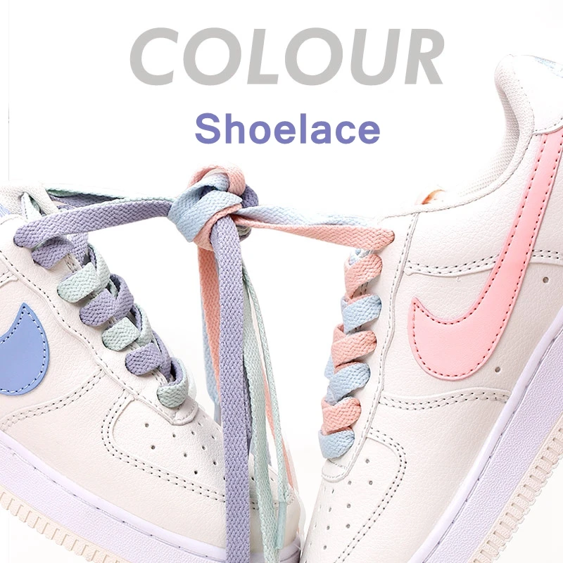 Nuevo Cordones planos blancos impresos "cool rap" Zapatos Plantillas y accesorios Cordones para zapatos 