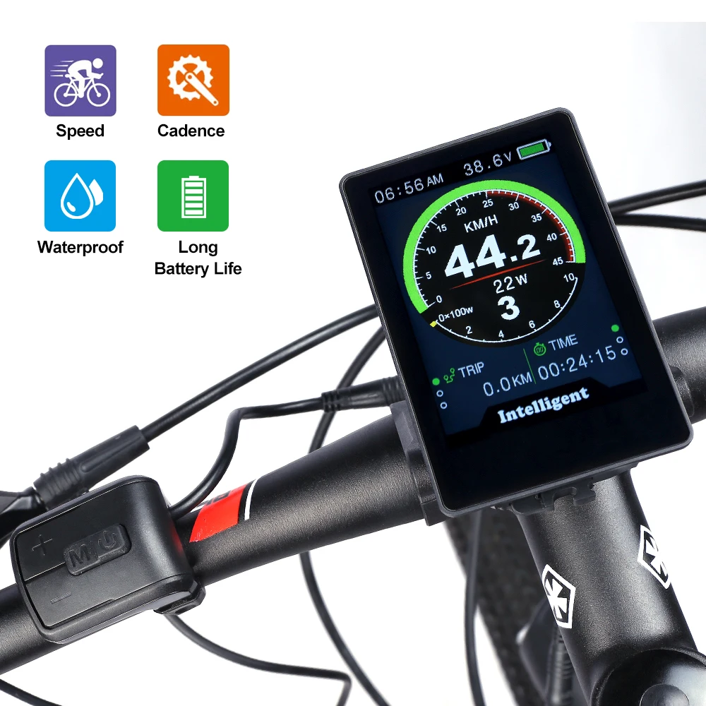 E Bike Bycicle Speedometer 800S Display for BAFANG Motor DIY Compenents USB Port E Bike Bycicle Speedometer 800S Display for BAFANG Motor DIY Compenents USB Port