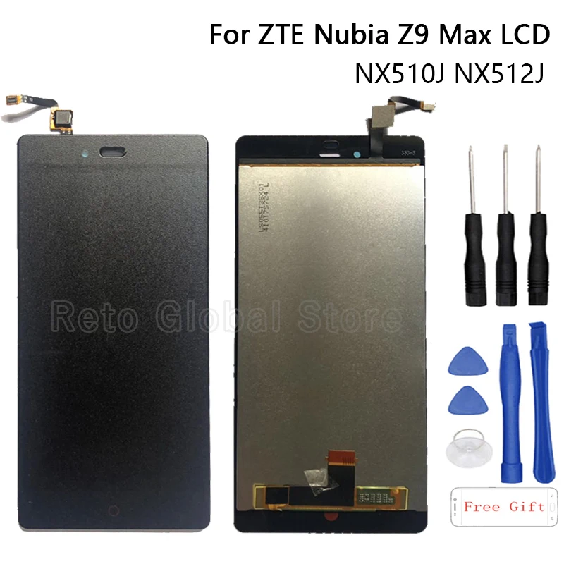 

5.5" For ZTE Nubia Z9 Max NX510J NX512J LCD Display Touch Screen digitizer Assembly For ZTE Nubia Z9 Max LCD Screen Repair Parts