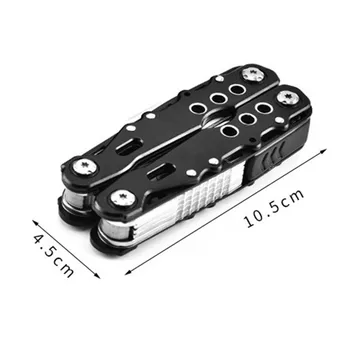 

Wire Stripper Pliers Repair Aluminum Alloy Black Automobile Wild Survival For Outdoor Automobile Wild Portable