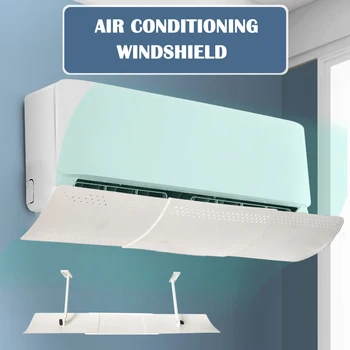 

Windproof Telescopic Baffle Air Conditioning Windshield Anti-Direct Blow Air Hood Home Office BJStore