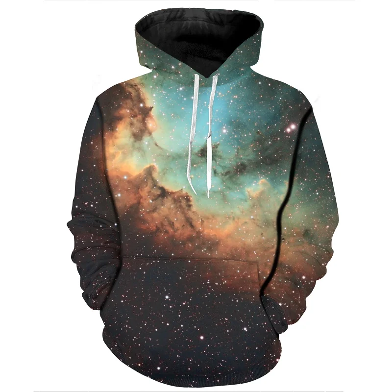 

Men's 3D Hoodie Galaxy Universe Hoodie Men Fashion Design Hooded Sweatshirt Purple Blue Galaxy Men Hoodie Long Sleeve Polyester