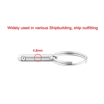 

Pin Quick Release Pins Accessory Replacement Universal 2Pcs 316 Stainless Steel