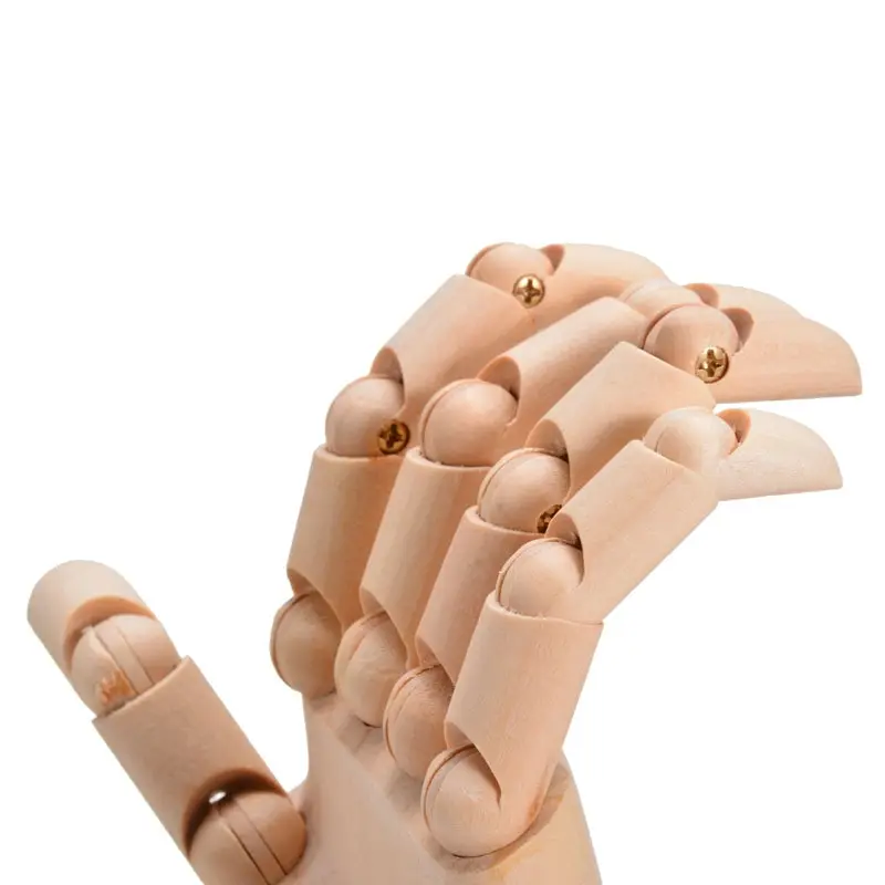Objets décoratifs,Modèle de Mannequin en bois,main en bois,membres mobiles,modèle de Sculpture d
