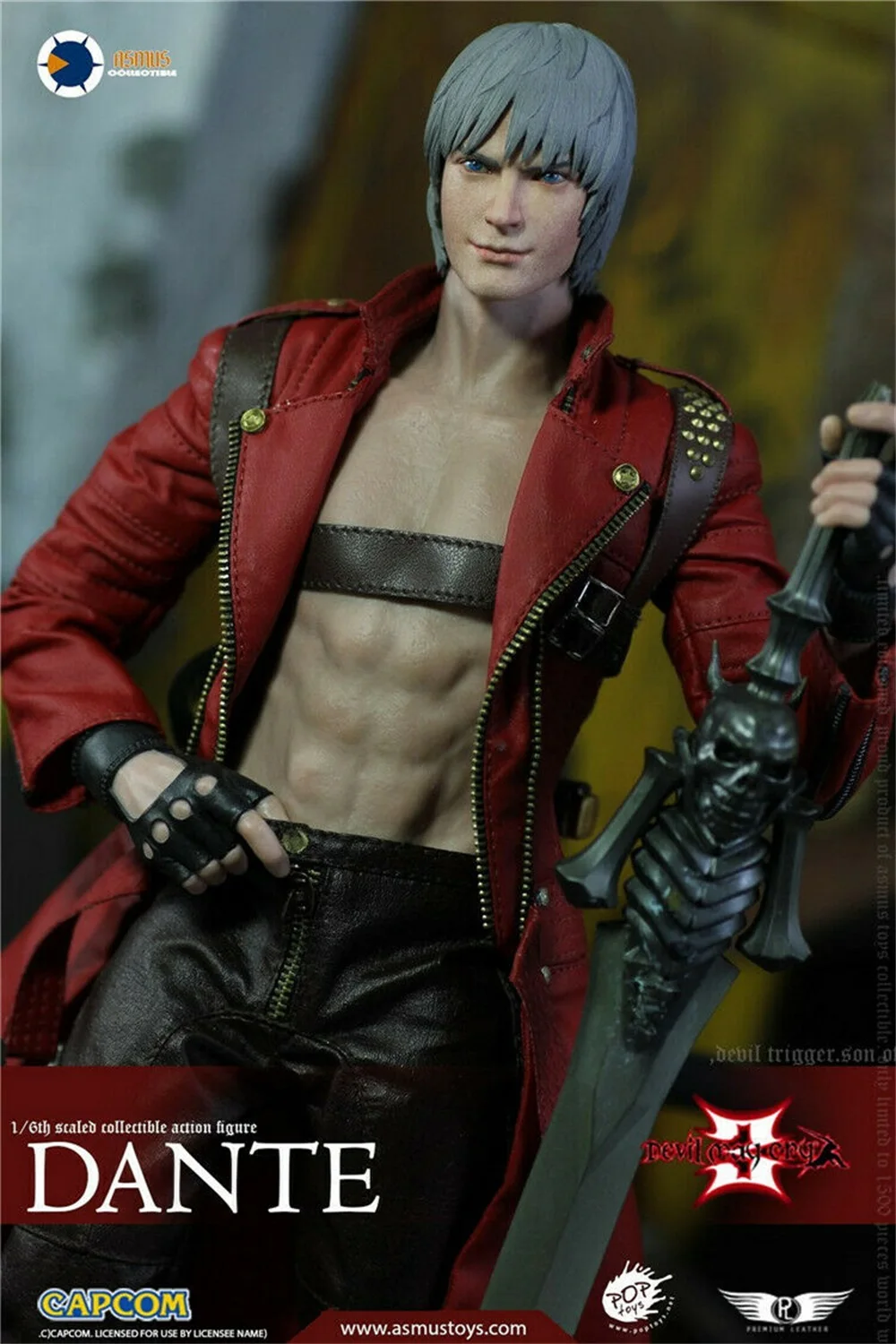 Игрушки Асмус 1/6 мая плач Данте DMC III Мужская Фигура Коллекционные куклы