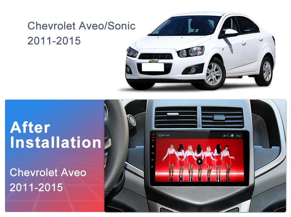 AWESAFE для Chevrolet Aveo 2011- автомобильный Радио Мультимедиа Видео плеер gps навигация Нет 2 din 2din DVD Android 8,1 2 ГБ+ 32 ГБ