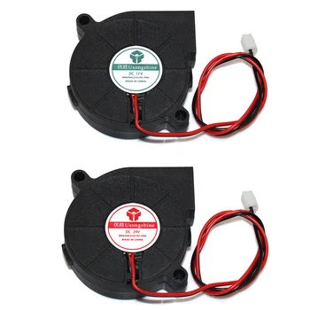 

Usongshine 4Pcs Cooling Fan Blower 5015 DC 50 x 50 x 15mm Bearing Turbo 2-Pin for 3D Printer