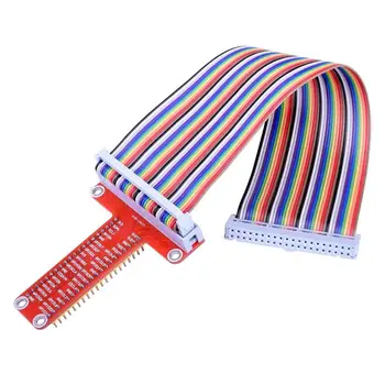 

Pastall RPi GPIO Breakout Expansion Board + Ribbon Cable + Assembled T Type GPIO Adapter (5Pack)